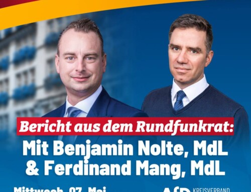 Infoabend mit Bericht aus dem Rundfunkrat am 7. Mai