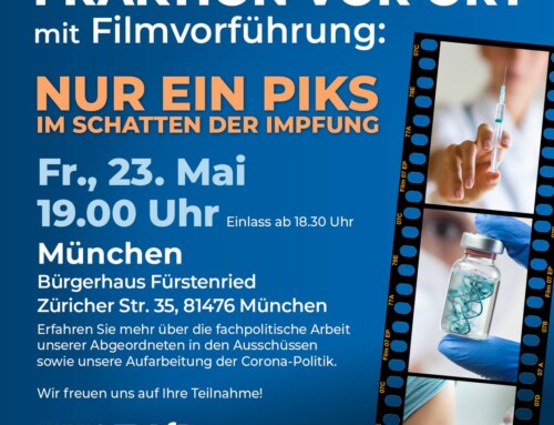 Fraktionsdialog am 23. Mai um 19 Uhr im Bürgersaal Fürstenried