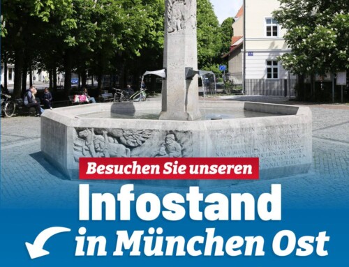 Infostand am 18. Juli in Perlach
