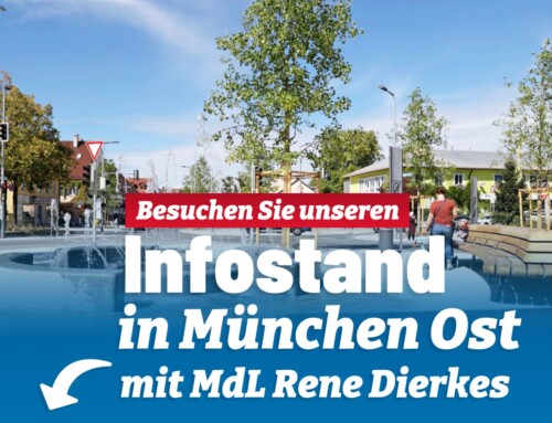 Infostand am 28. November 2025 in Trudering